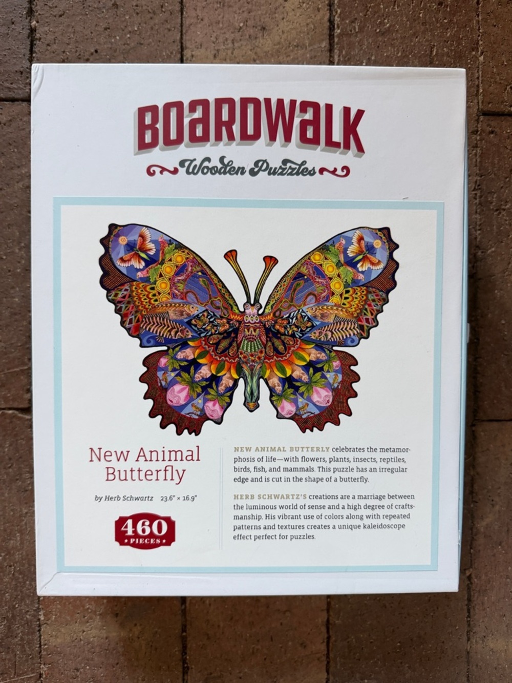 Boardwalk Wooden Puzzle - New Animal Butterfly 460 pieces